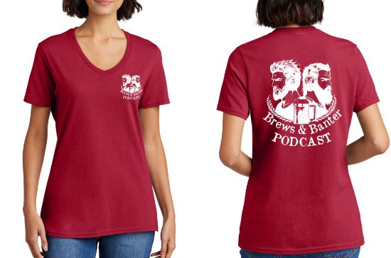 Picture of Brews & Banter Women's V-Neck Tee